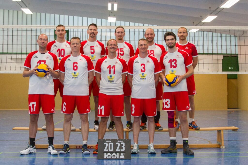 PSV Halle Volleyball, Mannschaftsfoto Herren 1, Saison 2023/2024